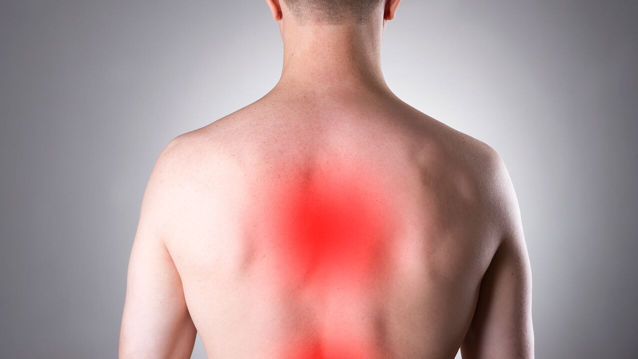 Dor de costas por osteocondrose